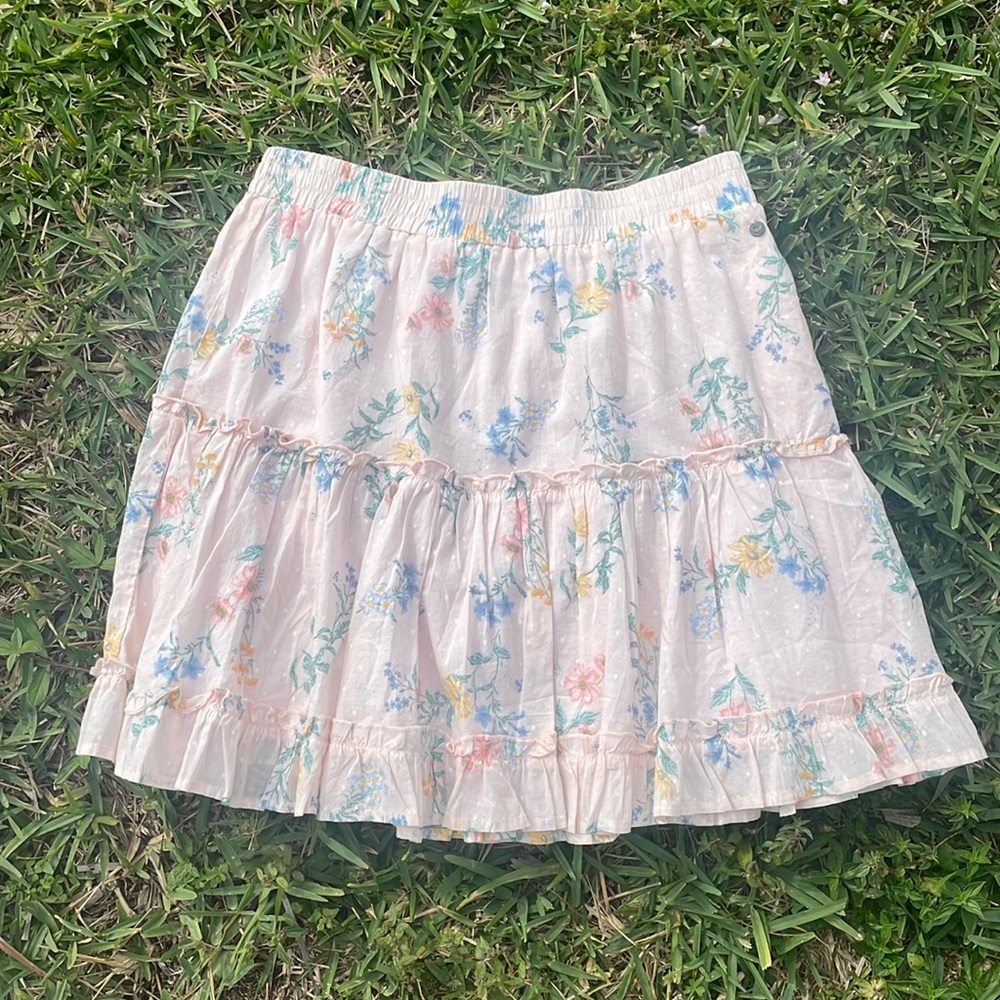 [Old Khaki] Light Pink Floral Skirt - Size 12 NWT
